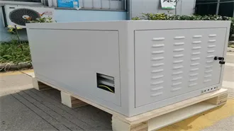Masai solar container communication station battery room spot