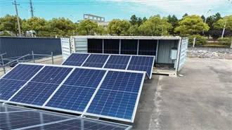 PRAIA MOBILE PHOTOVOLTAIC FOLDING CONTAINER