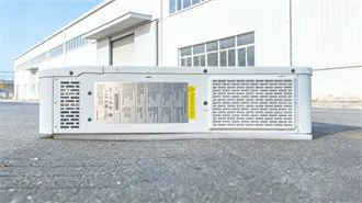 Solar container outdoor power store in Aarhus Denmark