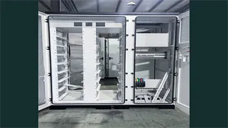 What energy storage equipment does the factory use?