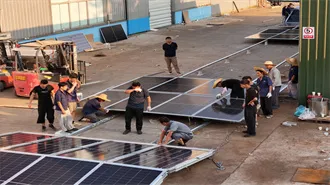 Hybrid Power Cabinet With Solar Energy And Power
